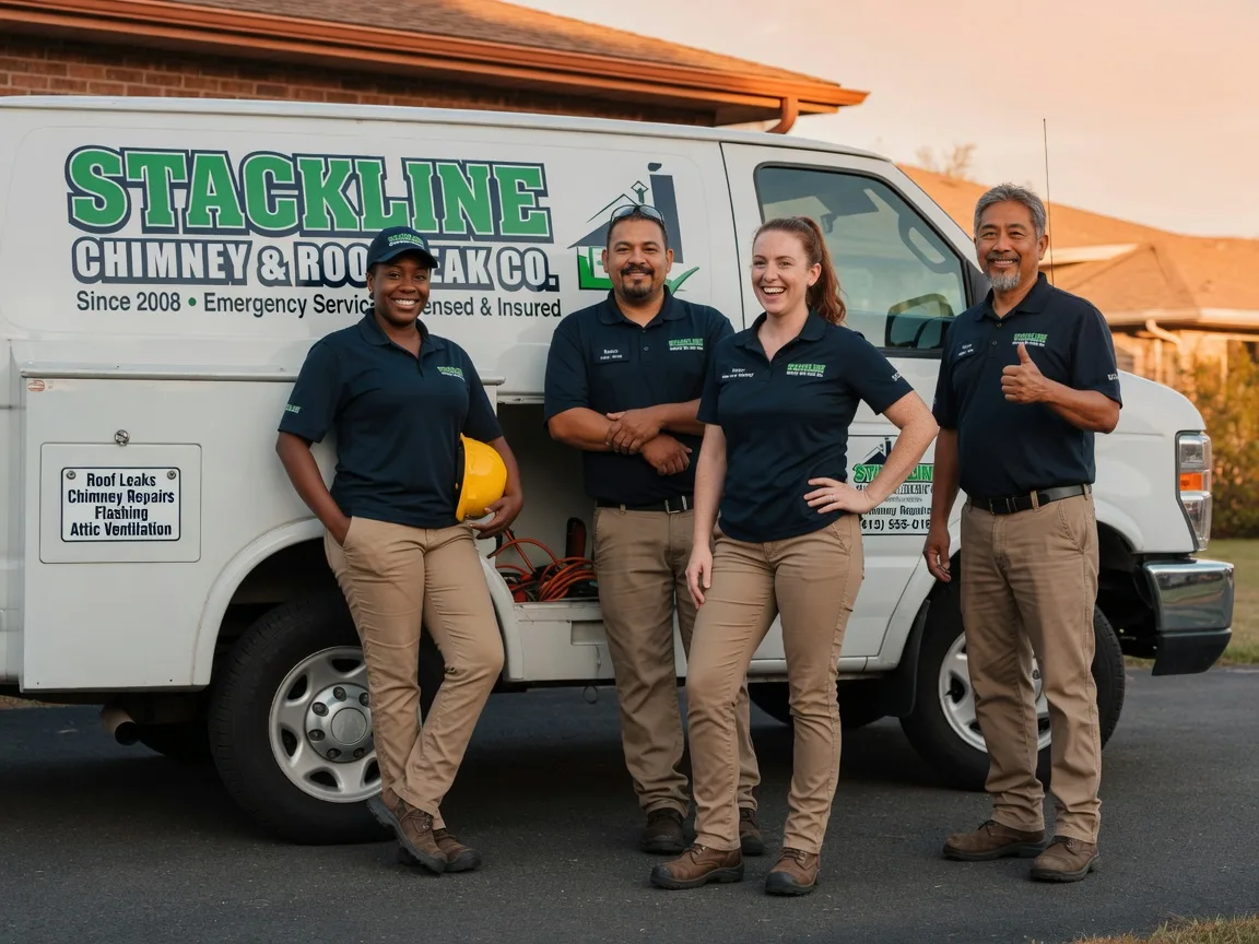Chimney flashing repair company in Union City, CA